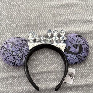Purple Haunted Mansion Mouse Ears Headband